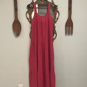 BB Dakota by Steve Madden Vibrant Pink Maxi Dress